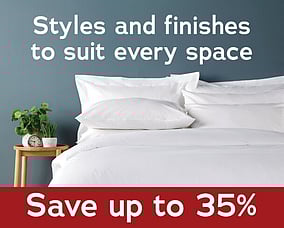 Upgrade your bed linen and save up to 35%
