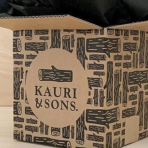 Kauri and Sons box packaging design