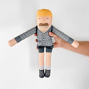 Kauri and Sons plushie boy doll design