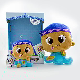 Box packaging design for Pipi Mā doll Pitau Potiki