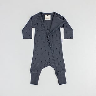Kauri and Sons garment design baby zip romper