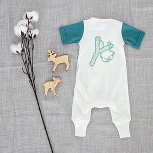 Childrens fashion photography for Kauri and Sons Studio flatlay baby clothing