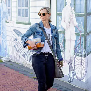 Editorial photography for Living Lightly book by Nicola Turner byo takeaway containers for food