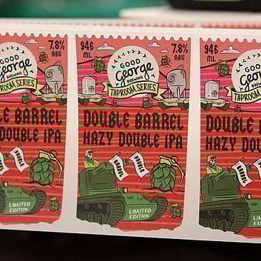 Illustration for Good George Double Barrel IPA