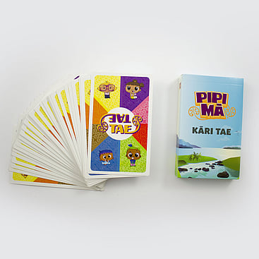 Kids play card design for Pipi Mā Kāri Tae &ndash; educational resources