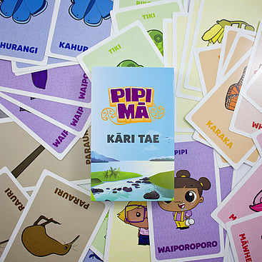 Kids play card design for Pipi Mā Kāri Tae &ndash; educational resources