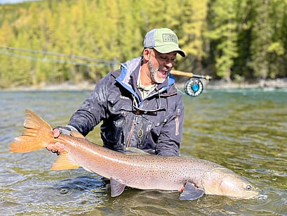 Turangi trophy trout brown trip adventure