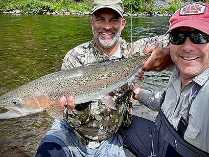 Brown Trout Guide robfishnz Simms Waders Lake O