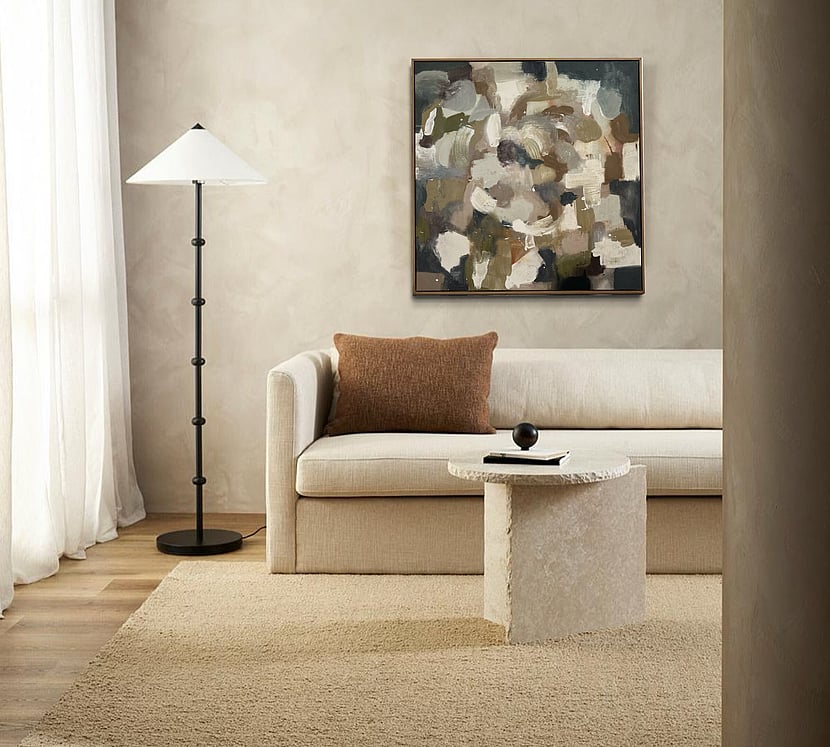 echoes in the dark abstract painting by Felice Paintworks