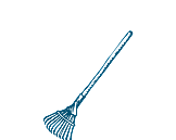 graphic of a rake
