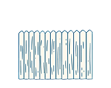 graphic of a fence