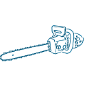graphic of a chainsaw