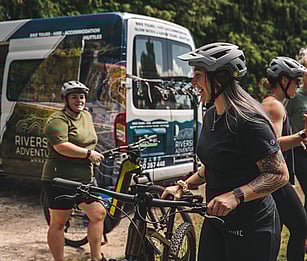 guided half-day e-bike tour along the Te Awa River Trail with Riverside Adventures