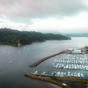 Whitianga marina.