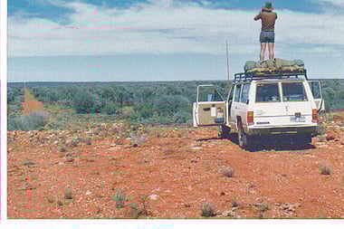 Rodger in the Outback