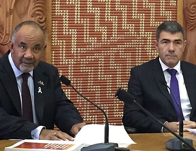Ministers Te Ururoa Flavell and Nathan Guy