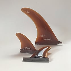 The Three - A good all rounder centre fin profile with the smaller 3 - 3.5" side fins for your 2+1 setup. Stay single or bring the sideys in for some solid control backup.