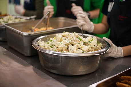 Bowl of potato salad