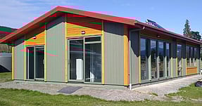 New Build - Passive heating was incorporated in the design for this new build