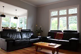 Kitchen, Dining & Living Area Renovation - Living Room AFTER