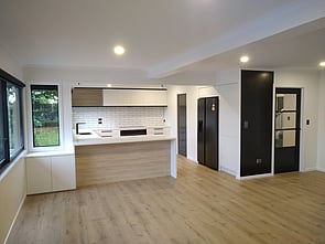 Home Renovation - Completed Living, Dining & Kitchen Areas