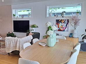 Extensive House Renovation - Living & Dining Area - AFTER