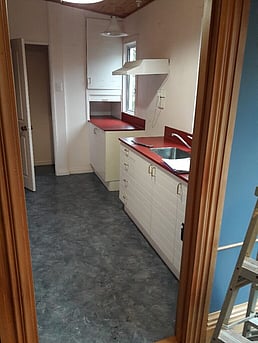 Kitchen, Dining & Living Area Renovation - Kitchen BEFORE