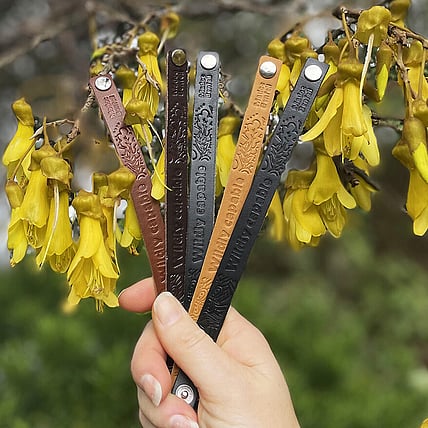 Wildly Capable Leather Wrist Bands
