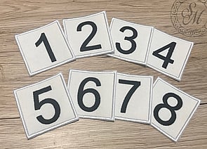 EMBROIDERED BADGES - Quoted to order, from $15 approx