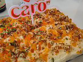 Celebration Home-made Carrot Cake