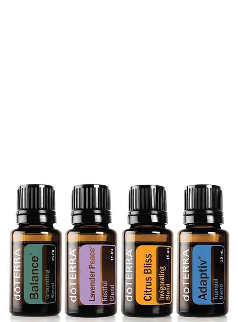 Balance, Lavender Peace, Citrus Bliss and Adaptiv Essential oils