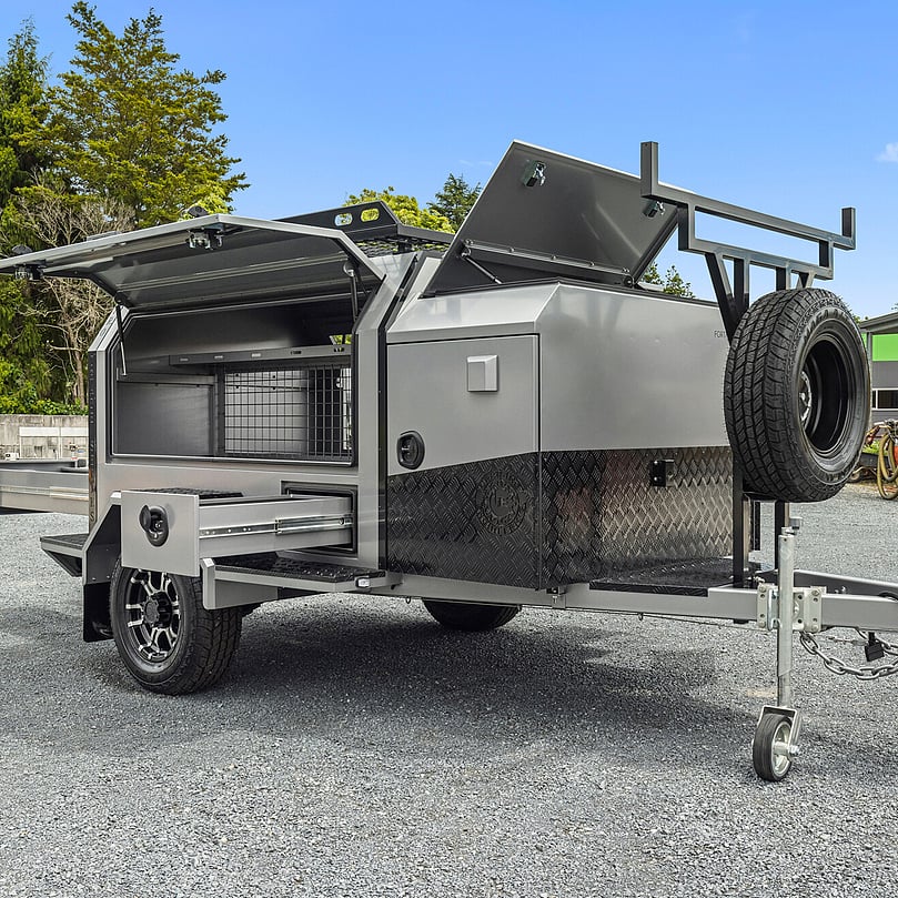 Wide-opening doors and practical layouts give you quick access to the tools you need, without unloading half your trailer.