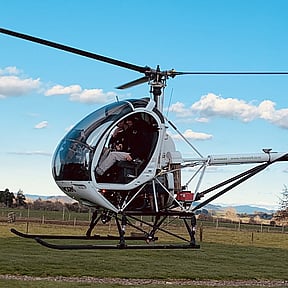 ute and helicopter