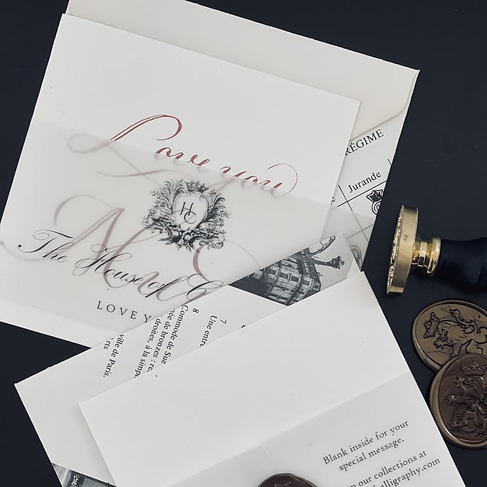 Showing our packaged love you mum card and envelope sets ready for sale