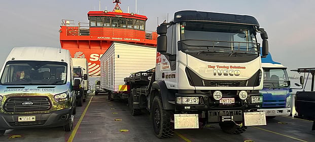 Tiny Towing Solutions are no strangers to transporting items on ferrys