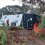 Muddy, slippery areas - no problem for Tiny Towing Solutions