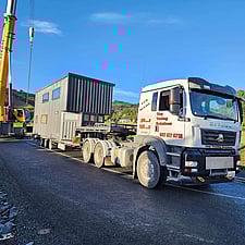 Tiny Towing Solutions delivering a home from Cromwell to Dunedin