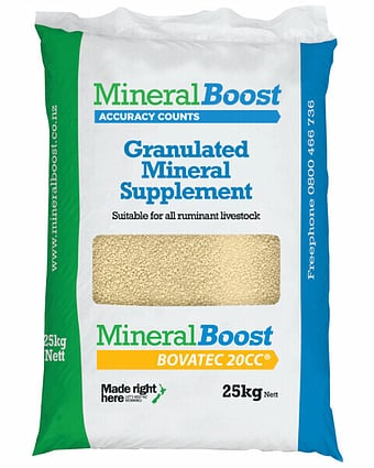 Bag of MineralBoost Bovatec&reg; 20CC