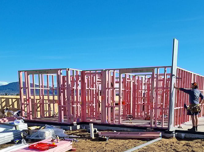 new build going up in tauranga 