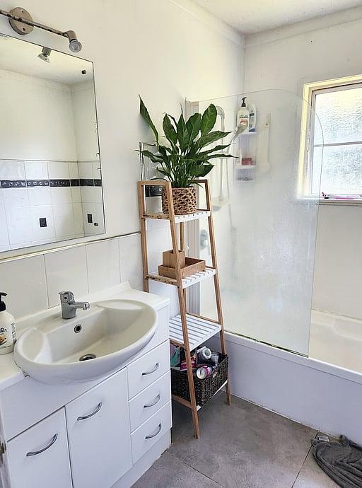 before bathroom renovation