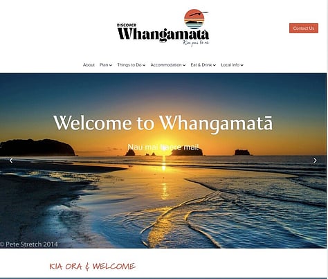 Screenshot of new website design for Holly Day Swimwear 