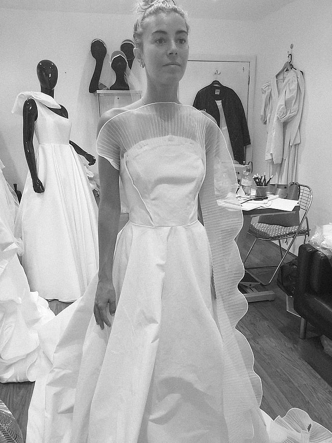 Collaborative bespoke bridal fittings London