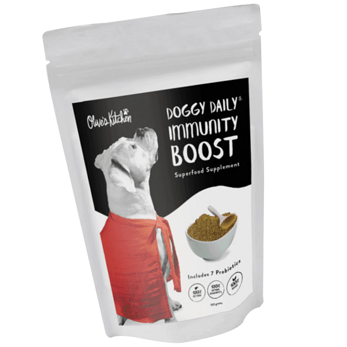 Image of Olive Kitchens Door Daily Immunity Boost product available in the Critter Care online shop. Waikato, New Zealand.