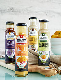 Salad Dressings, Gluten Free, Organic, Ozganics, Vegan