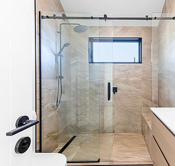 Modern bathroom at Roam Taupo