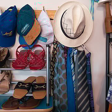 Hates, ties and shoes