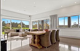 Media lounge with bar