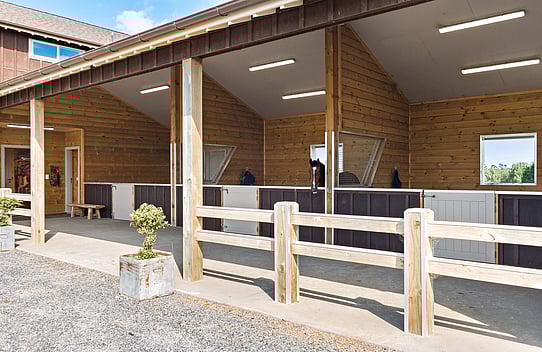 Highgrove 3 bay stable by Harrison Lane