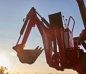 Massey Ferguson 1GC Compact Tractor backhoe
