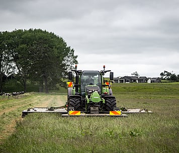 Fendt 726 Vario with Slicer / Mower Combination